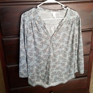 Floral long sleeve blouse